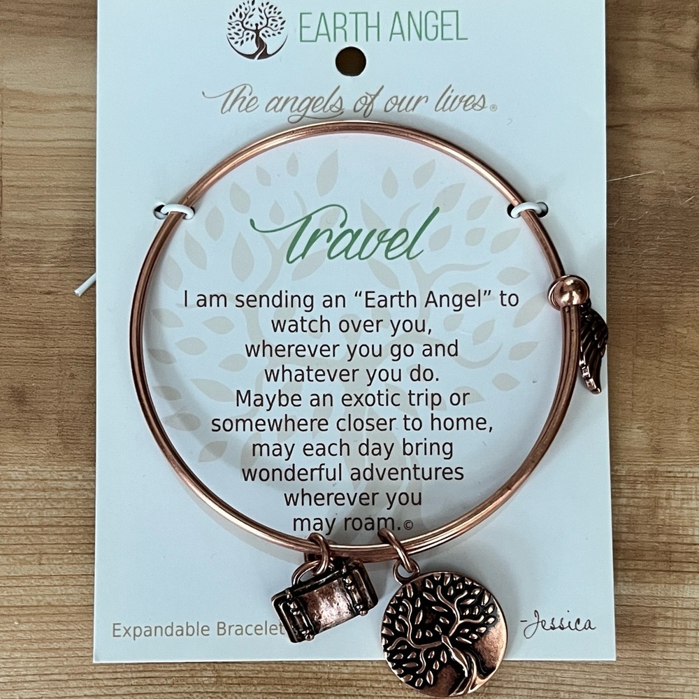 NWT Earth Angel “Travel” Bracelet